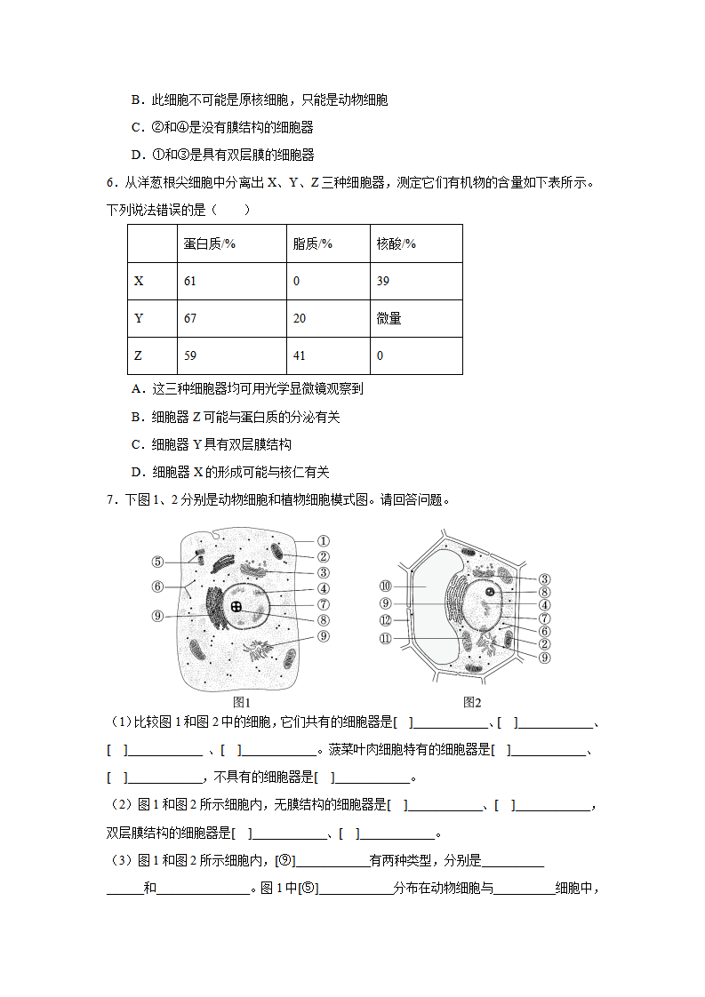 3.2 细胞器之间的分工合作（第1课时）（原卷版）_03.png