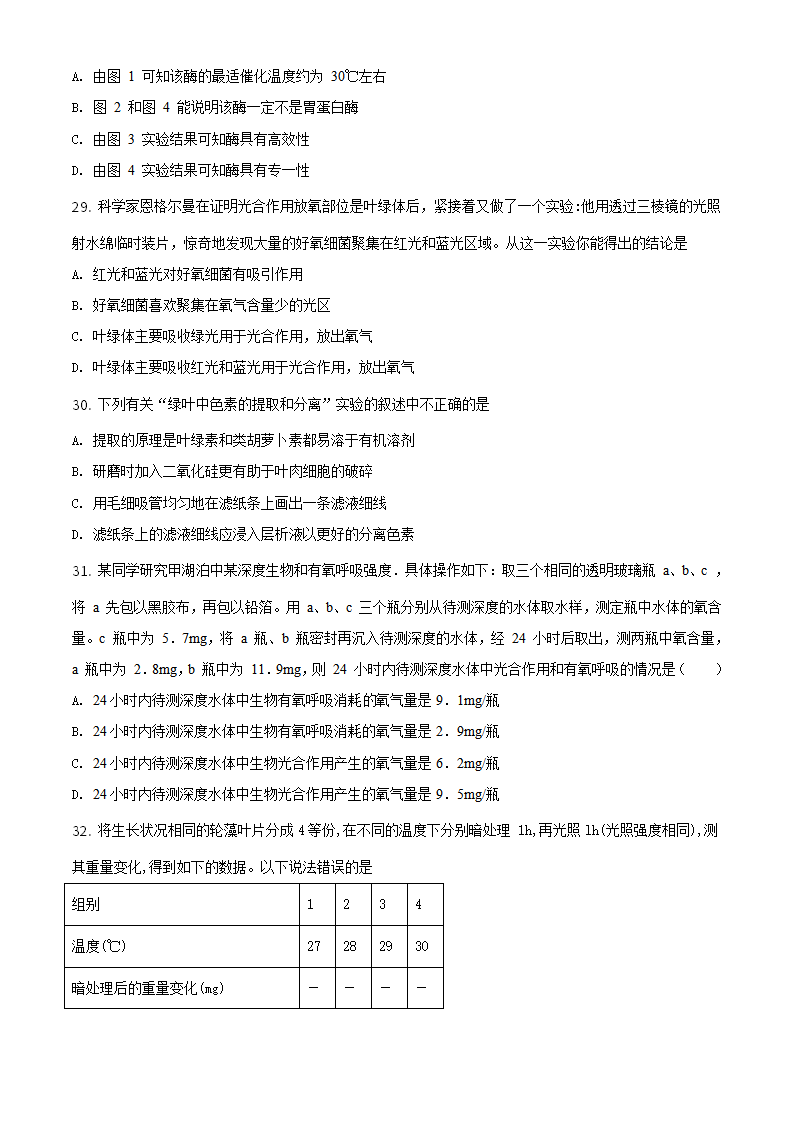 精品解析：江苏省南京市南京师大附中2020-2021学年高一上学期期末生物试题（原卷版）_07.png