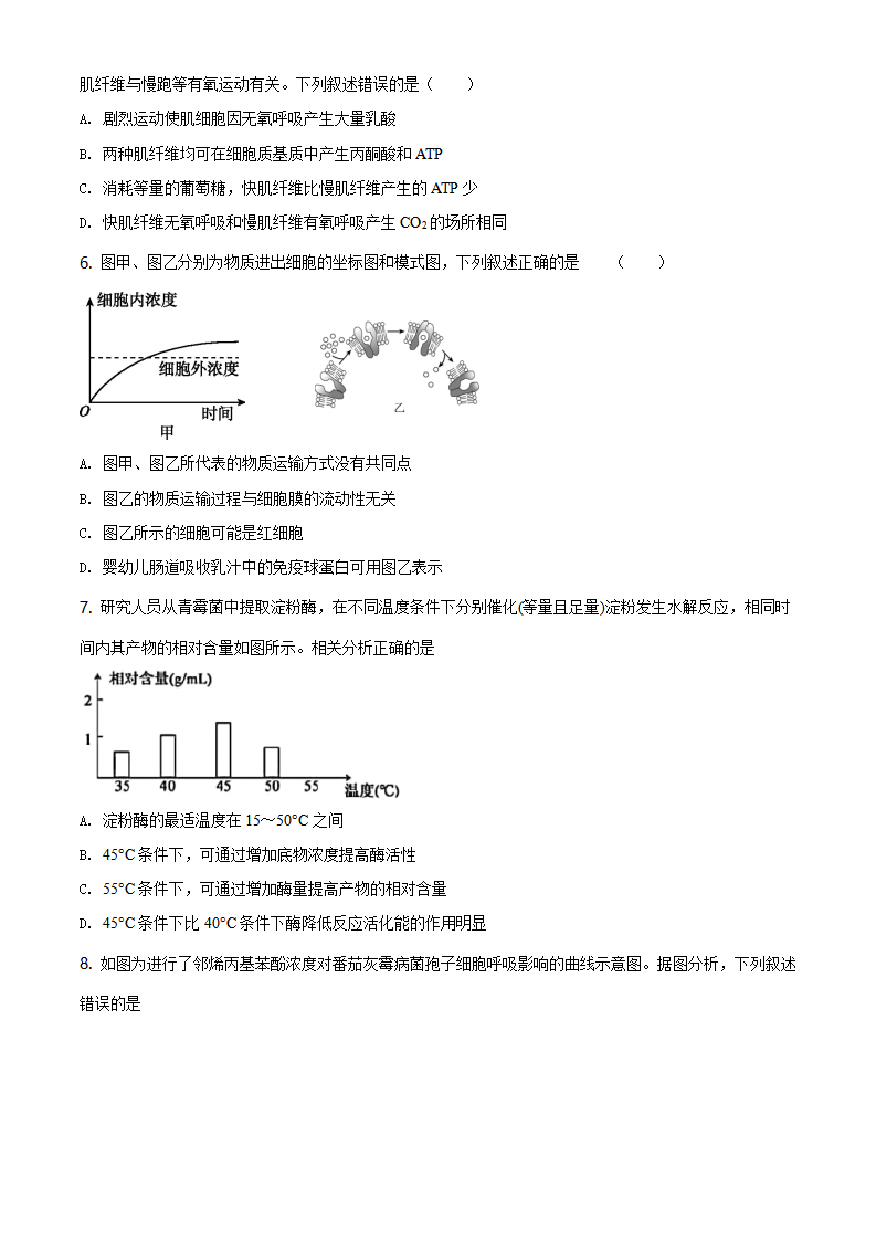 精品解析：辽宁省大连市辽宁师大附中2019-2020学年高一下学期期末生物试题（原卷版）_02.png