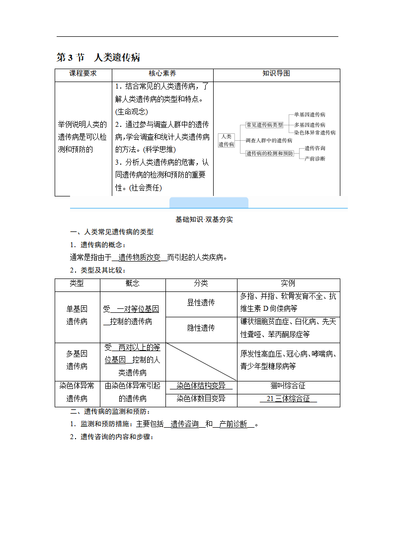 新教材2020-2021学年高中生物人教版必修2学案：第5章 第3节　人类遗传病_01.png