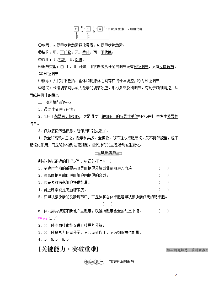 2021_2022学年新教材高中生物第3章体液调节第2节激素调节的过程讲义新人教版选择性必修1_02.png