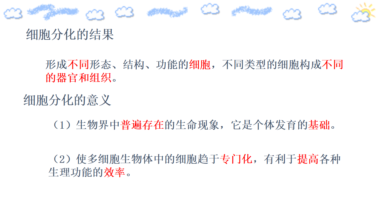 6.2 细胞的分化 课件 【新教材】人教版（2019）高中生物必修一（含思维导图）_11.png