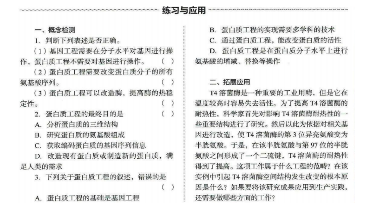 3.4蛋白质工程的崛起 课件【新教材】2020-2021学年人教版（2019）高二生物选择性必修三_24.png