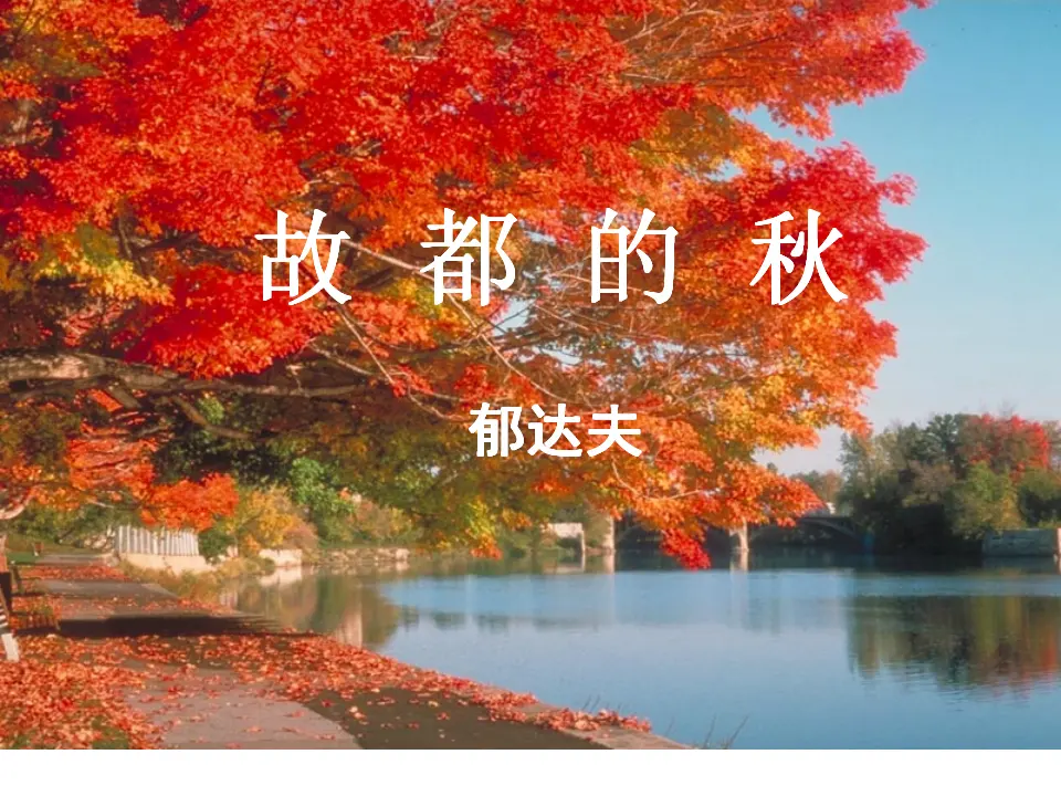 95高中语文必修1人教版高一语文必修2课件：第2课 《故都的秋》上课_01.webp