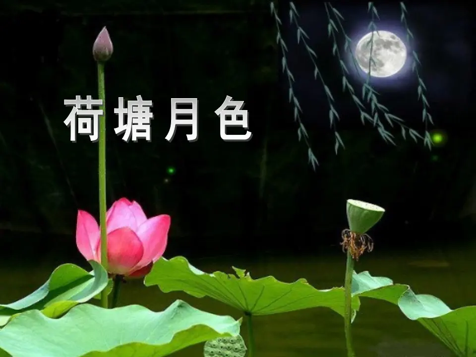94高中语文必修1人教版高一语文必修2课件：第1课 《荷塘月色》上课用_01.webp