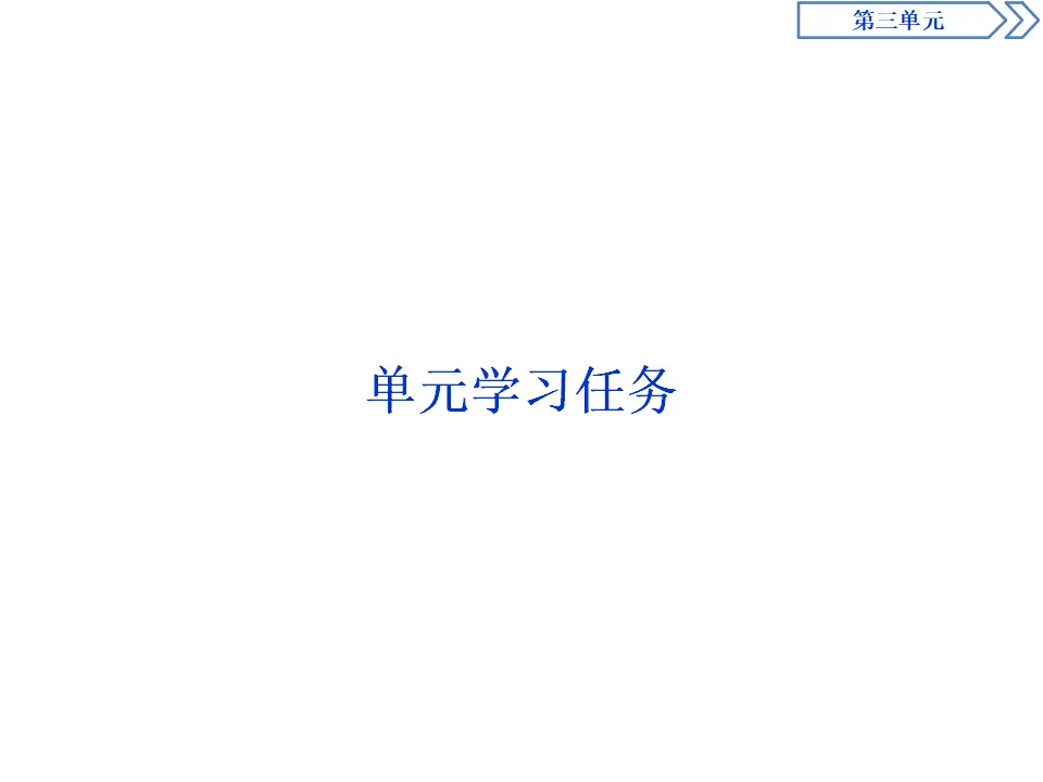 115高中语文必修1第三单元《单元学习任务》获奖说课课件ppt_01.webp