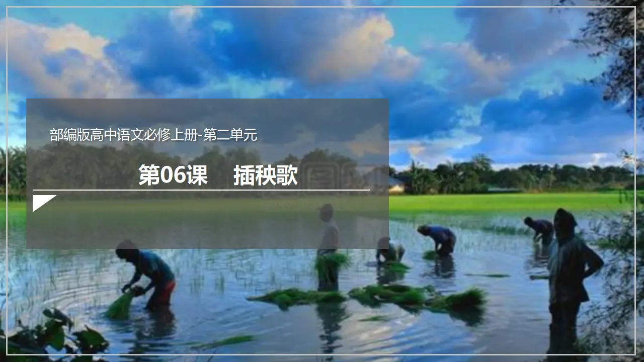 04高中语文必修16.2《插秧歌》（课件）-2020-2021学年高一语文新教材同步备课（部编版必修上册）共36张PPT_01.webp