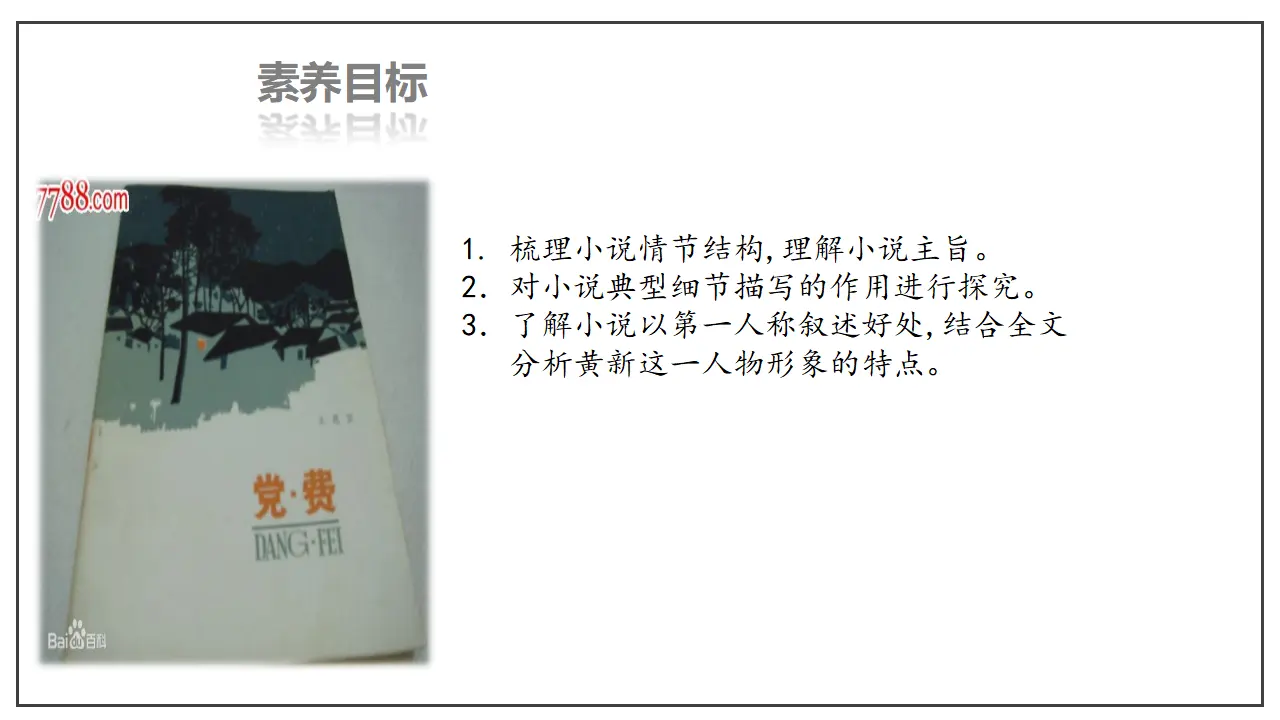第08课  党费（课件）-2020-2021学年高二语文随堂教学案（选择性必修中册）_02.webp