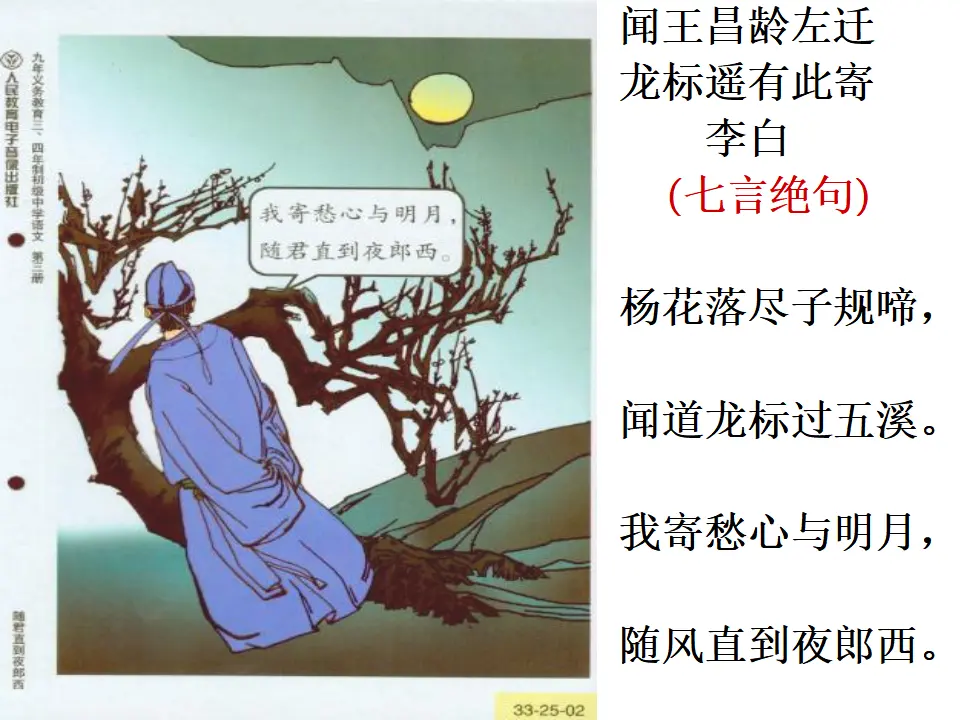 4 古代诗歌四首 闻王昌龄左迁龙标遥有此寄 课件2_01.webp