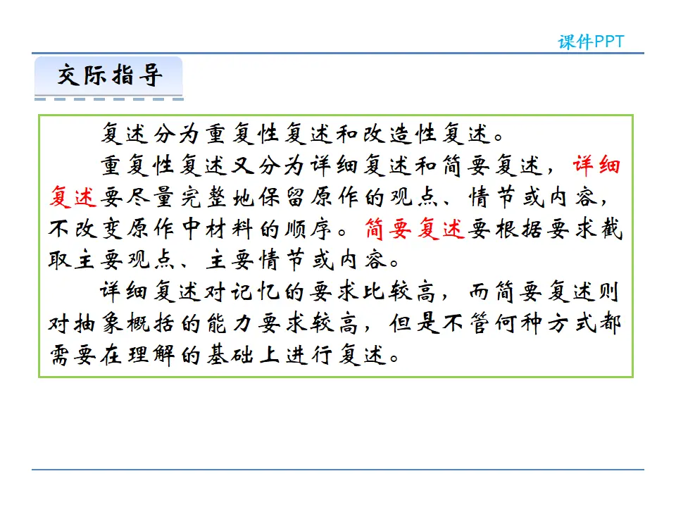 第五单元  口语交际   复述与转述（课件2）_05.webp
