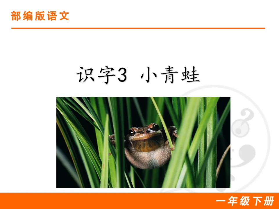 识字3 小青蛙（课件1）_01.webp