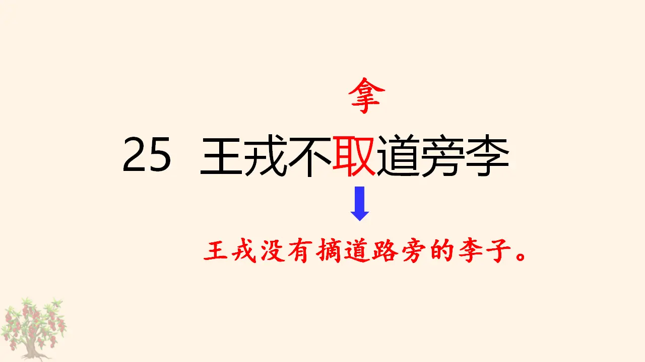 25. 王戎不取道旁李（课件3）_02.webp