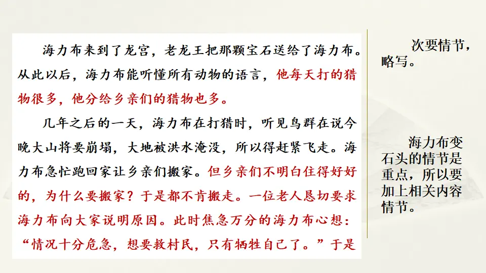 范文2：《猎人海力布》缩写（课件2）_02.webp