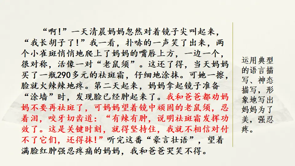范文2：爱臭美的妈妈（课件3）_02.webp