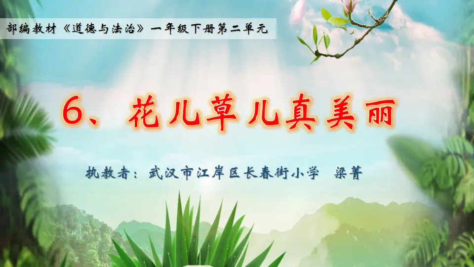 《2.6 花儿草儿真美丽》[梁老师]【部级】优质课（课件4）_01.webp