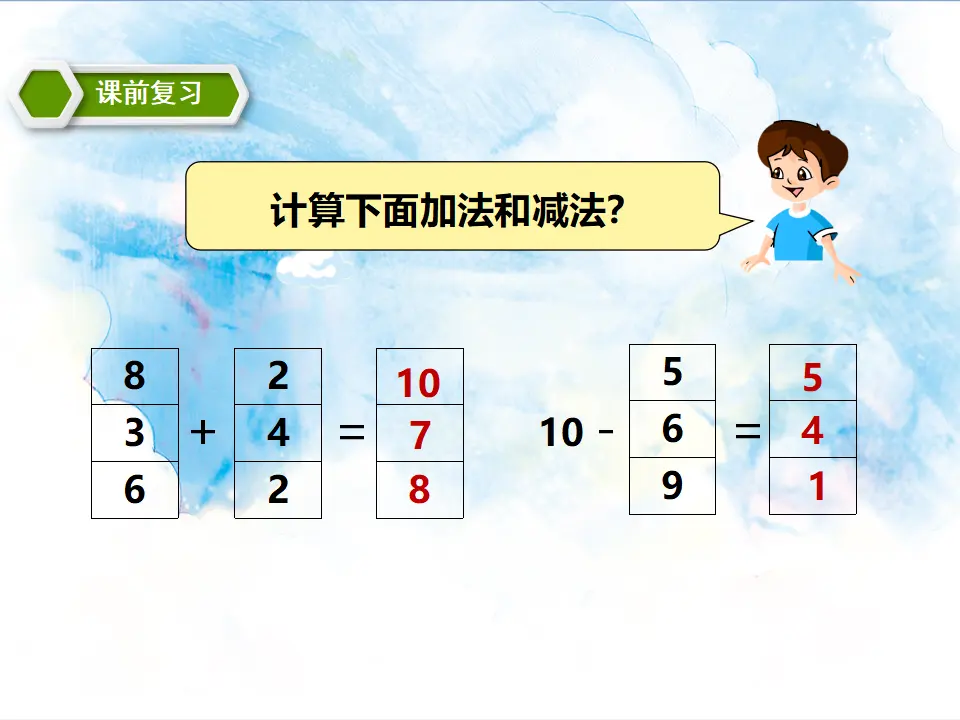 6.2十加几、十几加几和相应的减法 教学课件（课件5）_02.webp
