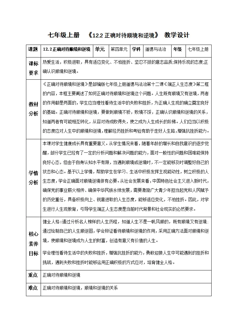 12.2正确对待顺境和逆境（教学设计）-（统编版2024）_01.webp