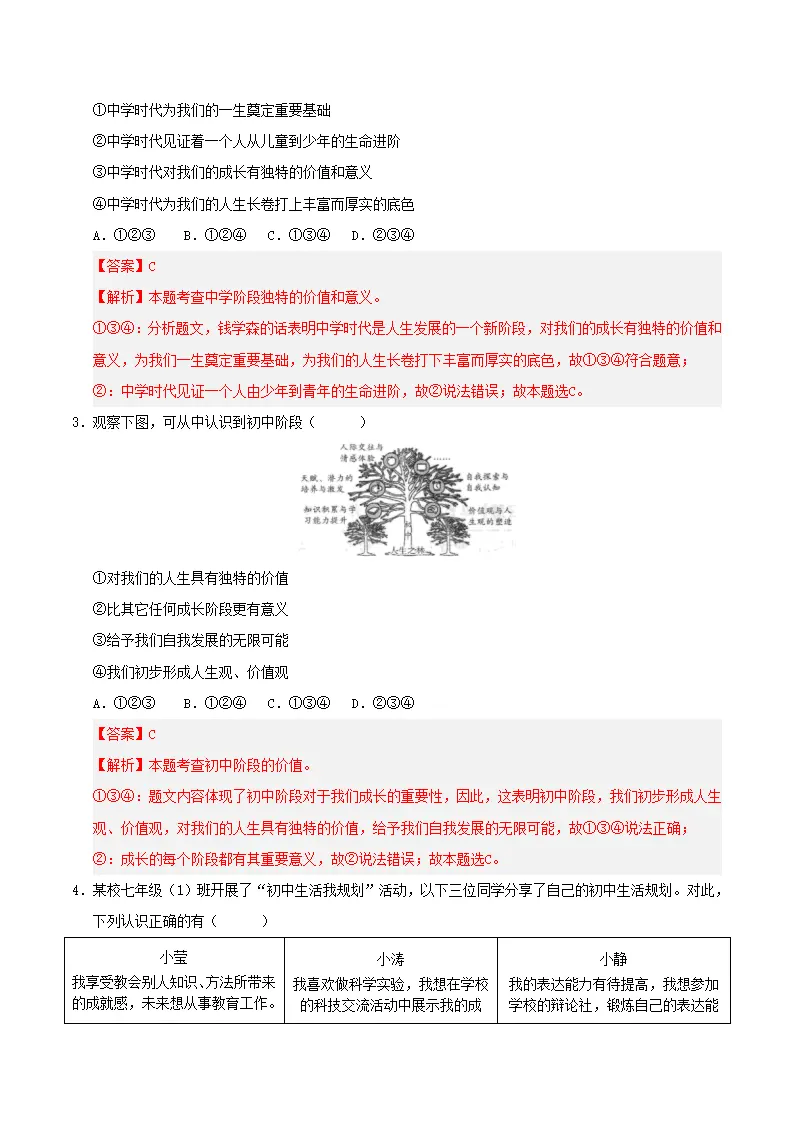 第一单元 少年有梦（考题猜想）（教师版）_02.webp