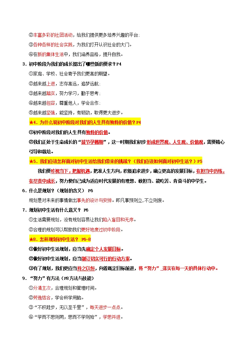 第一单元 少年有梦（期中知识清单）_02.webp