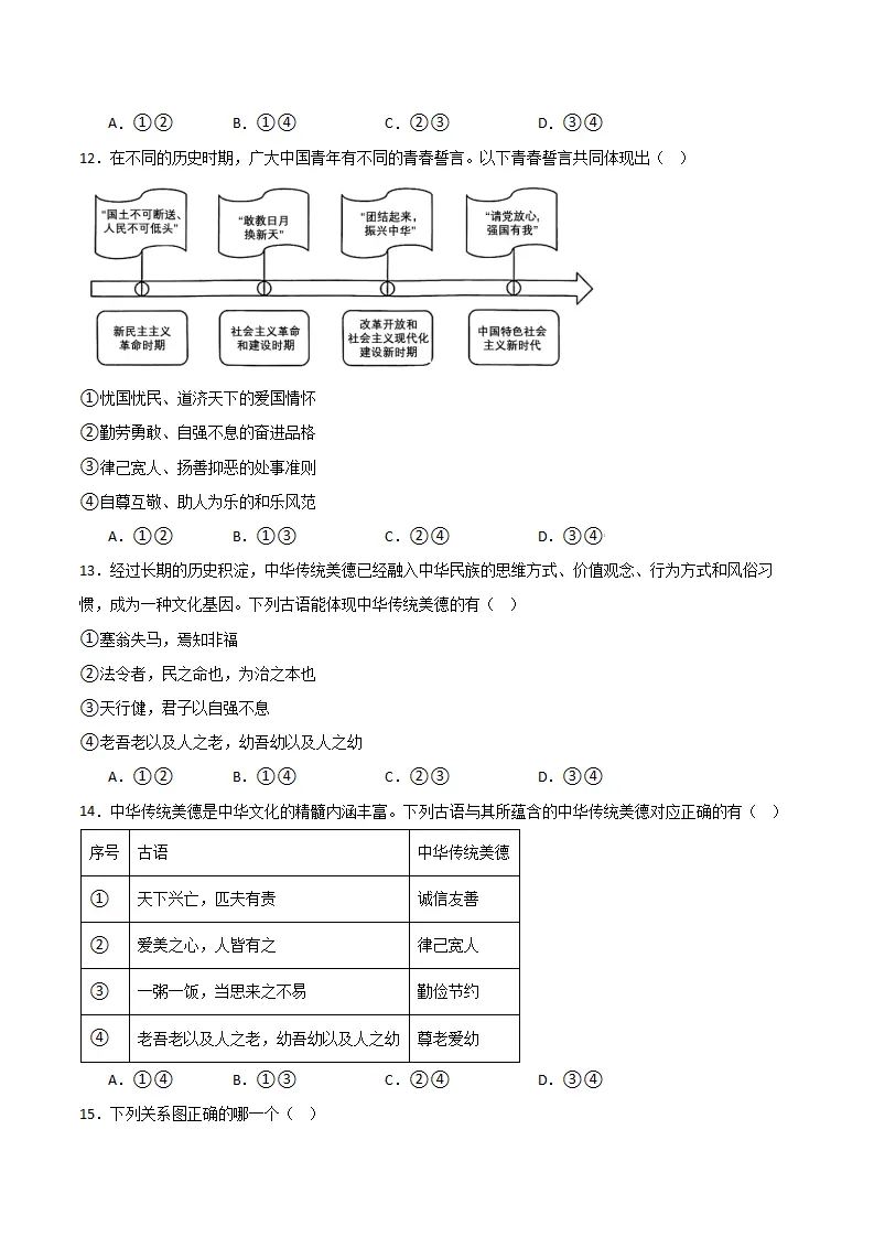 第三单元  传承中华优秀传统文化（B卷·培优卷）（学生版）_04.webp