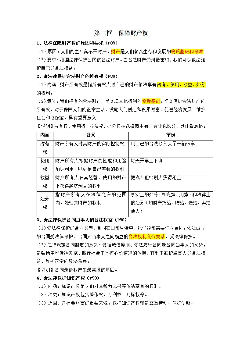 第四单元生活在法治社会（知识清单）-（统编版2024）_05.webp