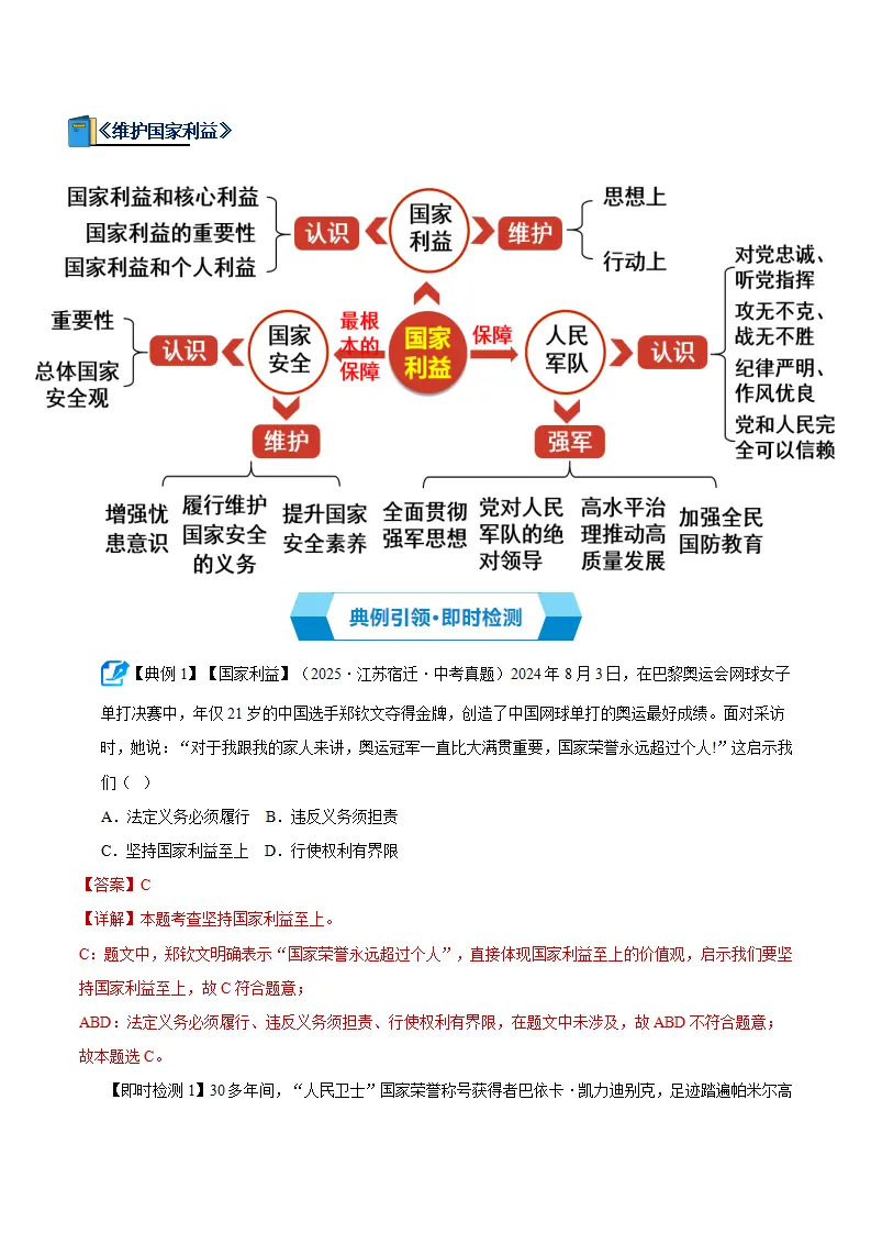 （2026版）第四单元 维护国家利益 （期末复习讲义） 解析版_02.webp