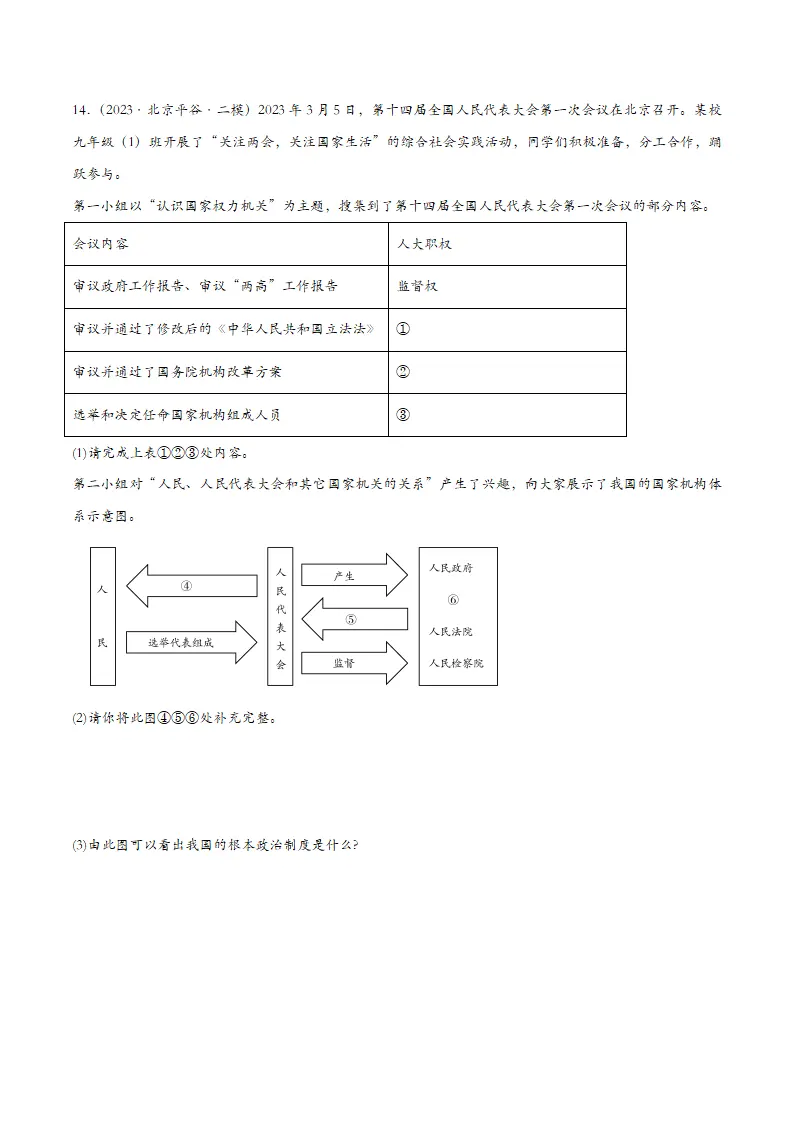 6.1国家权力机关（课时检测）（学生版）_04.webp