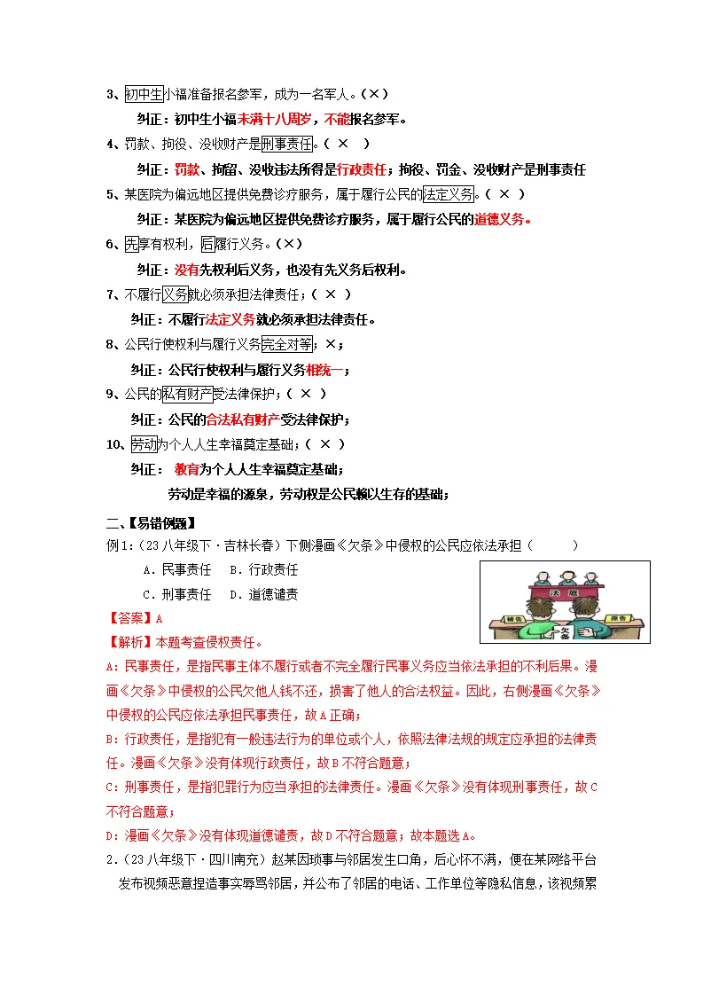 （2025版）第二单元 理解权利义务（知识清单）-（全国通用）_04.webp