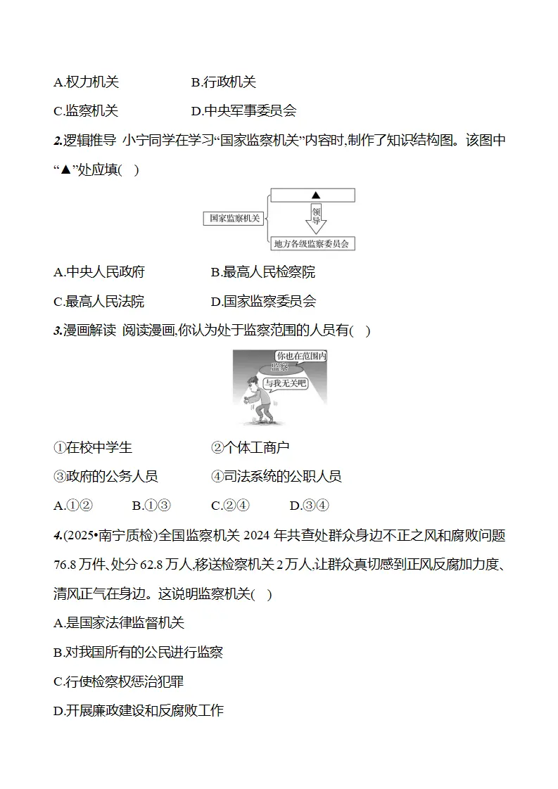 第四单元  第十一课　国家监察机关 - 学生版_03.webp