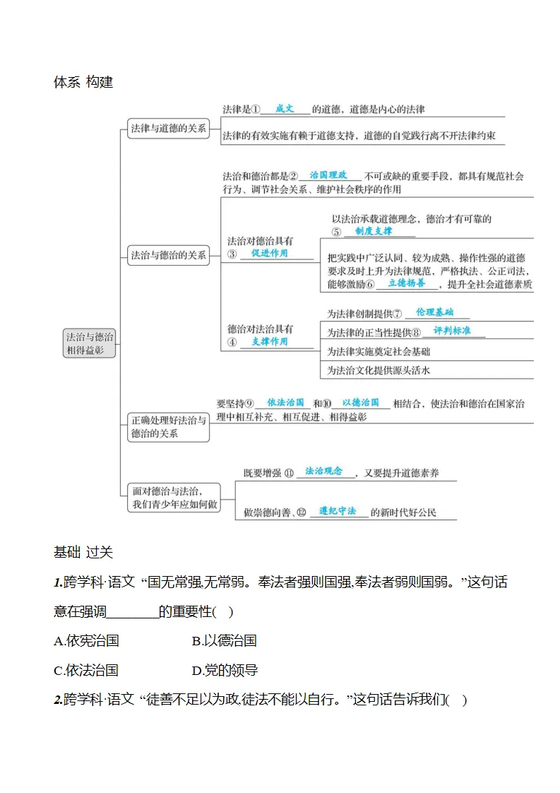 第五单元  第十四课  第二框　法治与德治相得益彰 - 学生版_02.webp