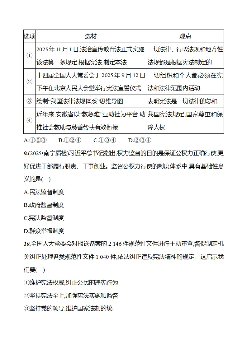 第一单元  第二课  第一框　依宪治国 - 学生版_05.webp
