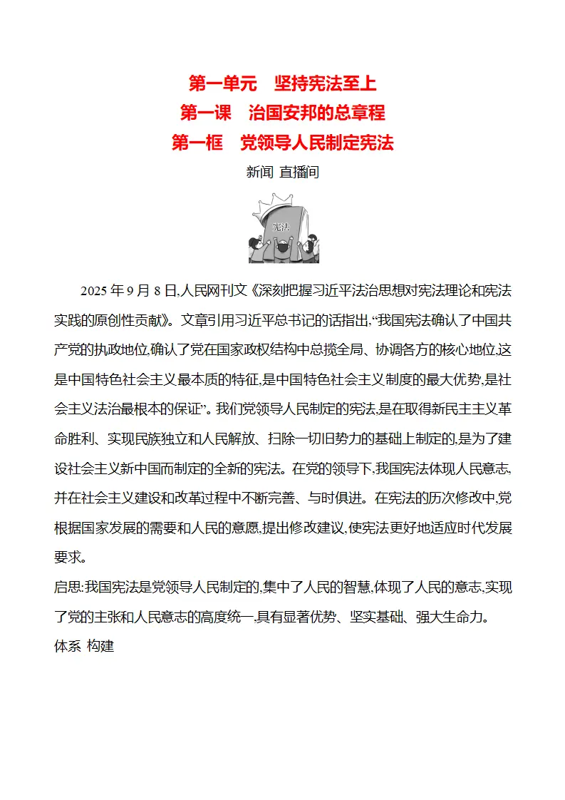 第一单元  第一课  第一框　党领导人民制定宪法_01.webp