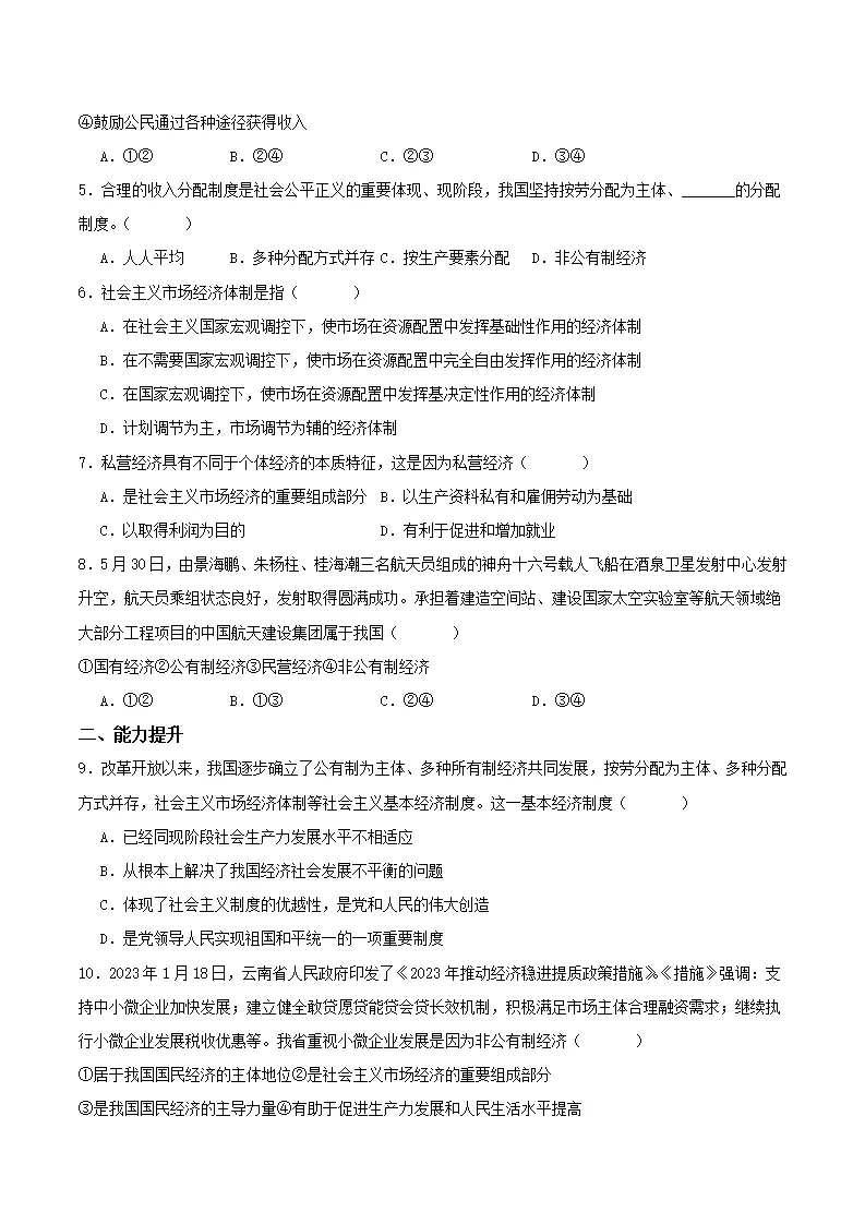 5.3基本经济制度（分层作业）原卷版-（统编版）_02.webp