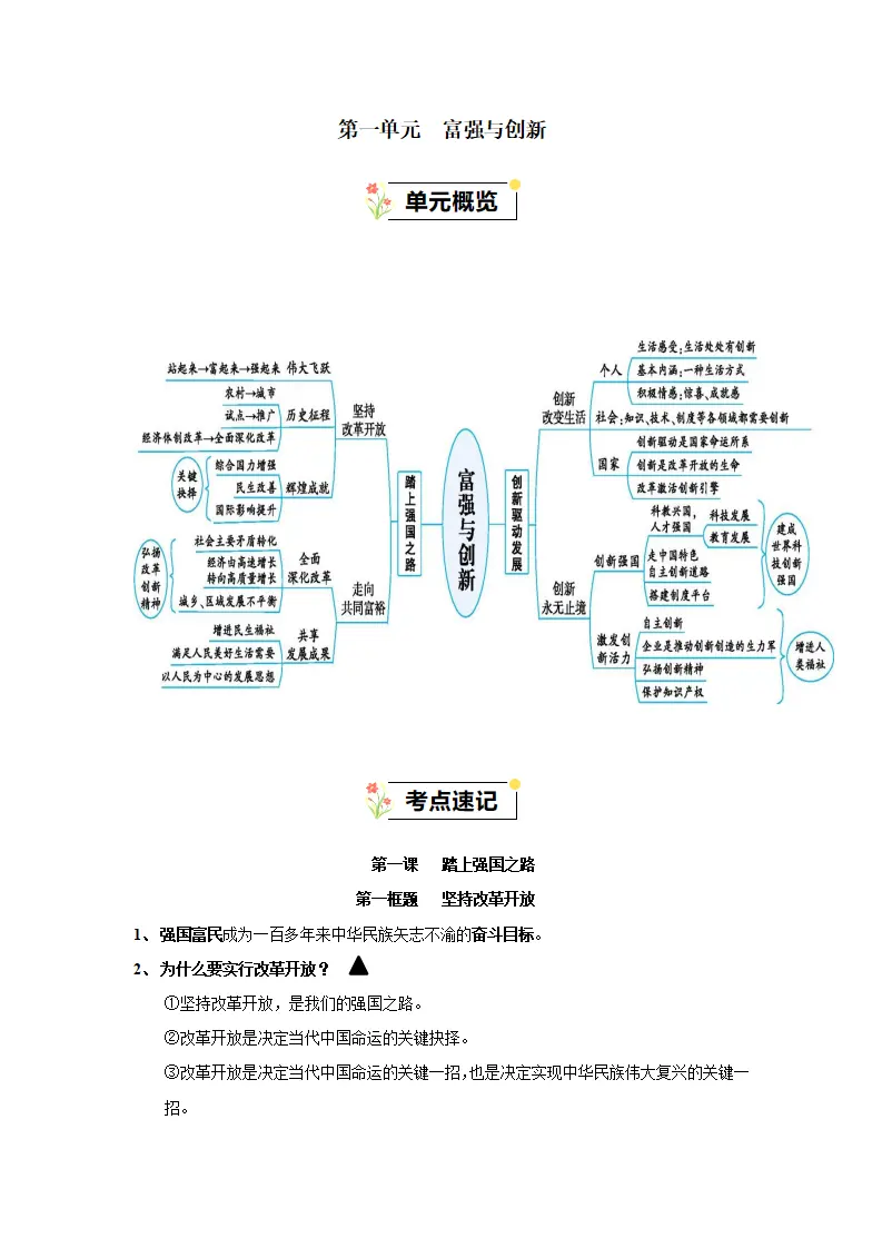 （2025版）第一单元 富强与创新（知识清单）-（统编版）_01.webp