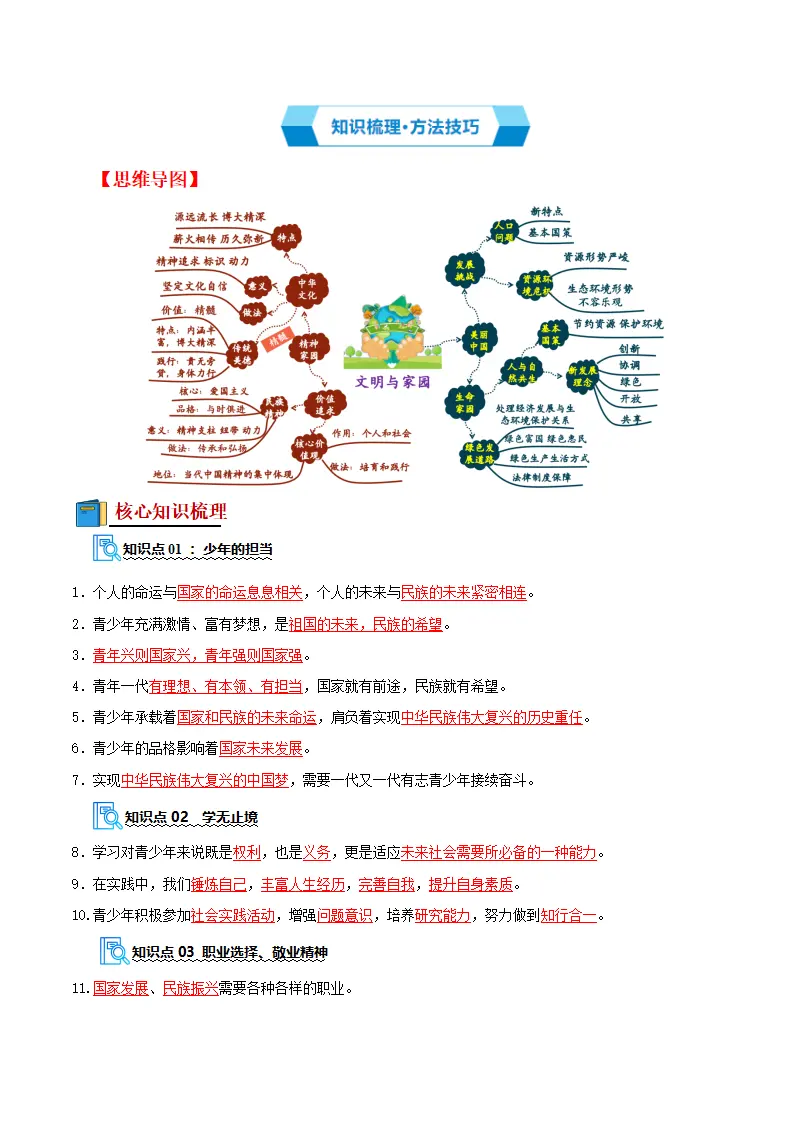 （2026版）第三单元 走向未来的少年（期末复习讲义）（解析版）_04.webp