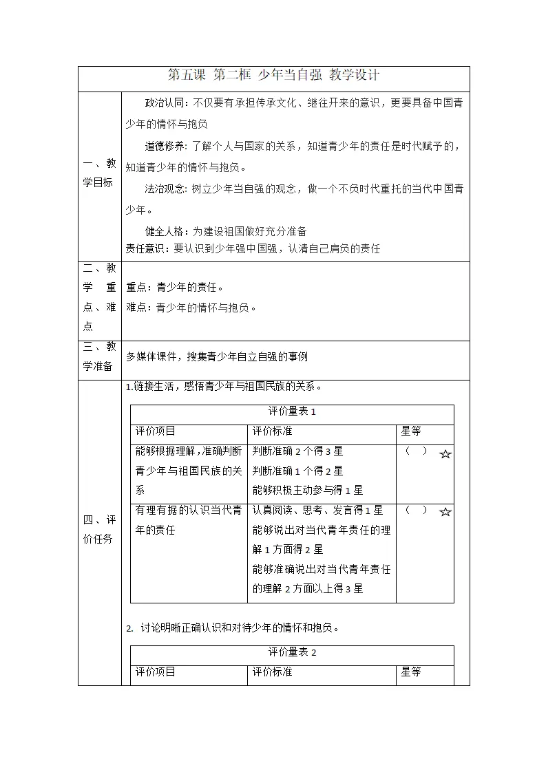 （大单元整体教学）5.2 少年当自强 课时教案_01.webp