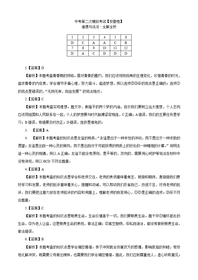 （安徽卷）中考道德与法治第二次模拟考试（全解全析）_01.webp