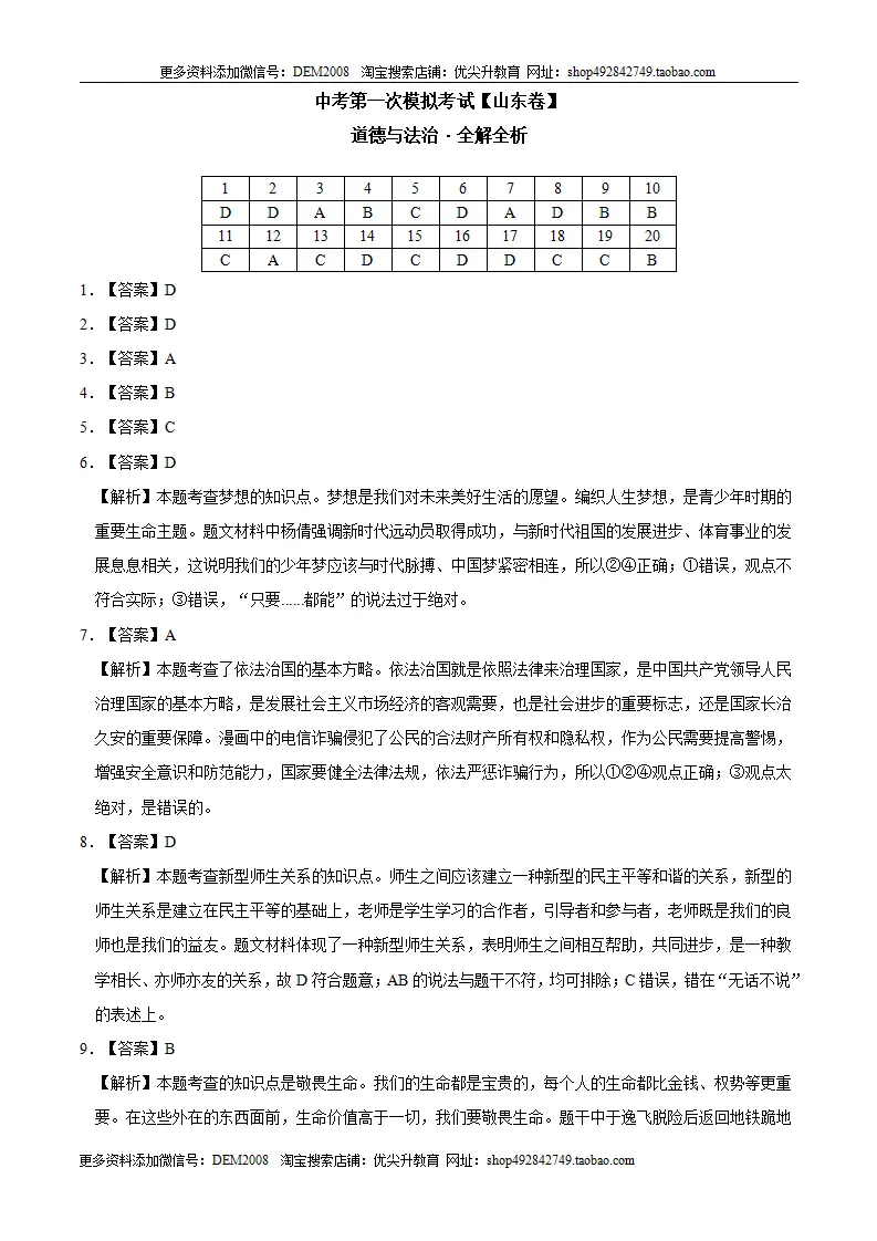 （山东卷）中考道德与法治第一次模拟考试（全解全析）_01.webp